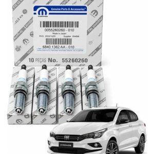 Juego 4 Bujias Fiat Cronos Motor 1.3 Orignial Mopar 55260260