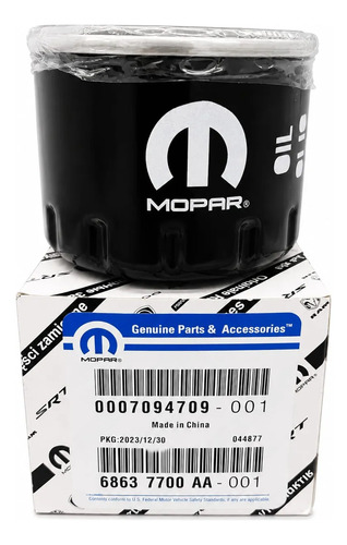 Kit 4 Filtros Mopar Fiat Pulse 1.3 Original - Imagen 7