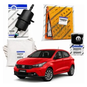 Kit 4 Filtros Mopar Fiat Argo 1.3 Original