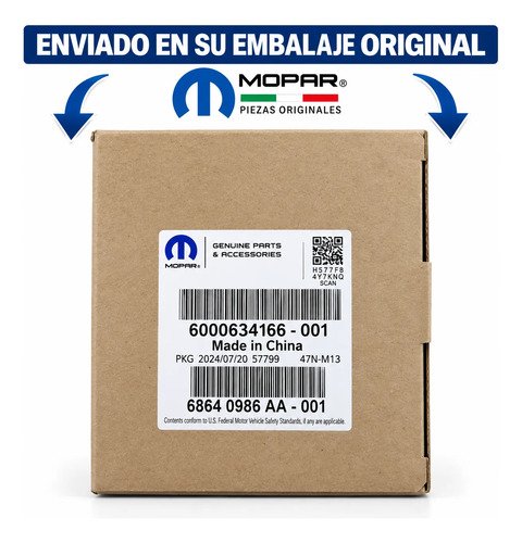 Bomba De Agua 709954 Jeep Commander Mopar Originl 6000634166 - Imagen 5