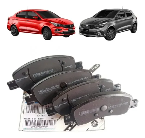 Pastillas Frenos Fiat Argo 2022/23//24/25/26 Mopar Original 7093090 - Imagen 6