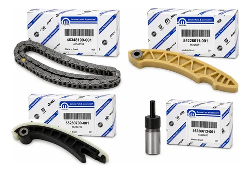 Kit Cadena De Distribución Fiat Argo 1.8 16v E-torq Original Mopar 46348199 55226613 55226611 55280700 Gris