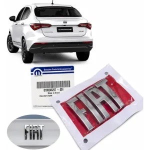 Insignia De Baul Fiat Cronos Logo Trasero Original Mopar Plateado