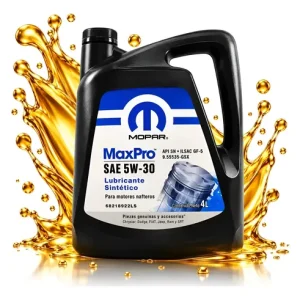 Aceite Max Pro 5w30 Nafta 4lt Mopar