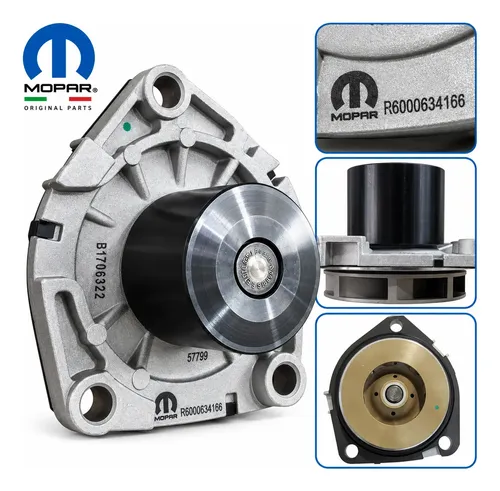 Bomba Agua Fiat Toro 2.0 Jeep Compass Commander Mopar Origin - Imagen 4