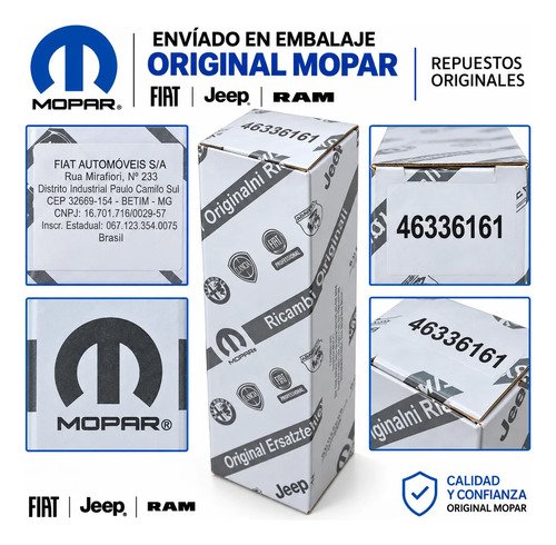4 Bujías Mopar 46336161 Fiat Renegade 1.0t Y 1.3t Original - Imagen 12