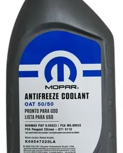 Liquido Refrigerante Fiat Mopar Rojo 1 Litro Rojo