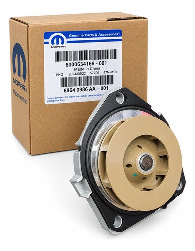 Bomba De Agua 709954 Jeep Commander Mopar Originl 6000634166 - Imagen 10