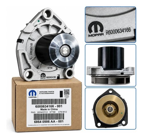 Bomba De Agua Fiat Toro 2.0 Mopar Original 6000634166