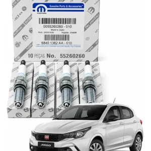 Juego 4 Bujias Fiat Argo Motor 1.3 Orignial Mopar 55260260
