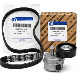 Kit Correa Poly-v Alternador + Tensor Con Rodillo Original Mopar Fiat Nuevo Uno Way 1.3 Oem 55267954 55267966